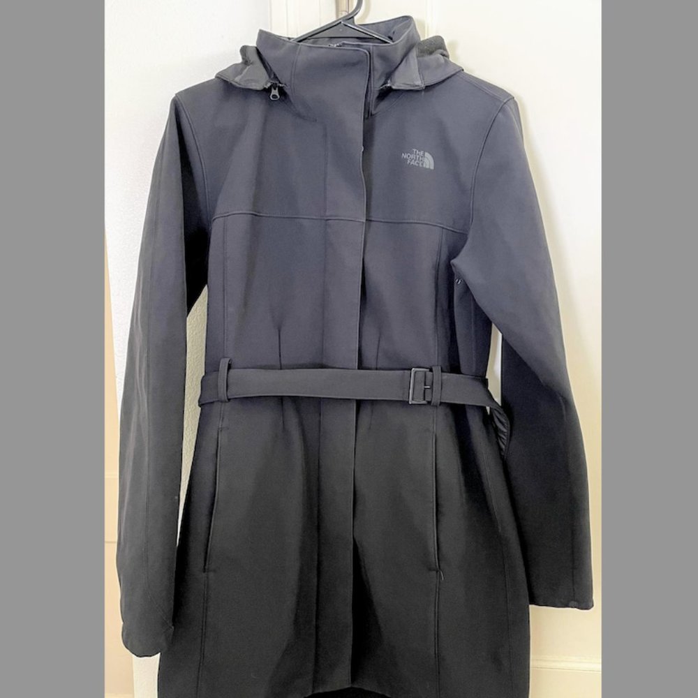 North Face Belted Trench Rain Coat
